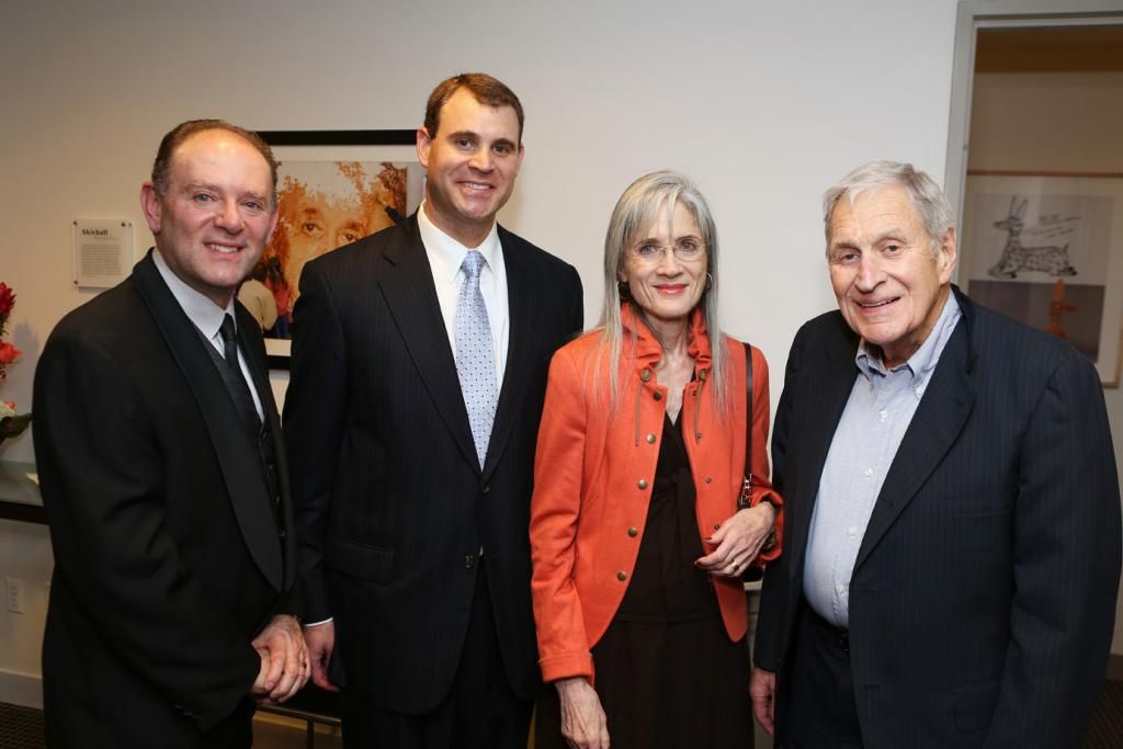 HPA Board President Leon Silverman With David Dolby, Stephanie Rothman